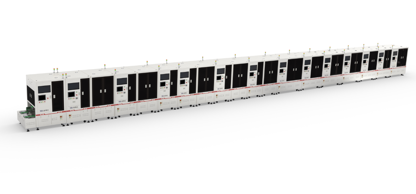 High speed flexible production line for mobile digital single cell batteries